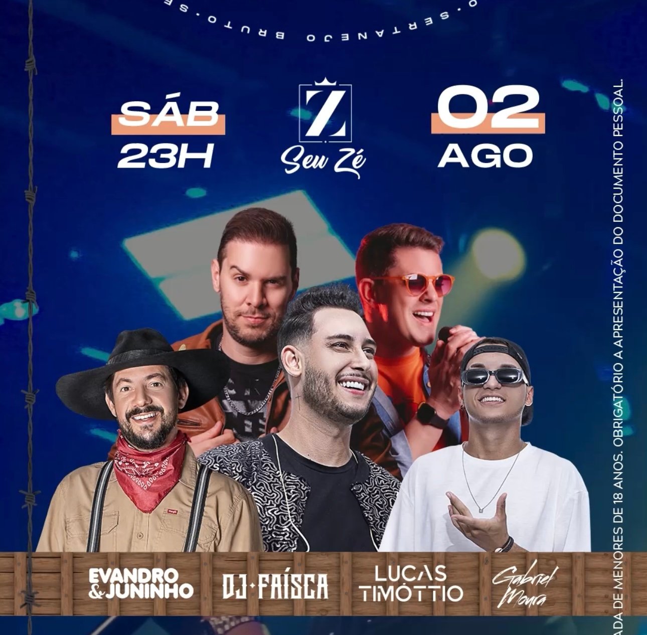 SERTANEJO BRUTO - SÁBADO 02/08