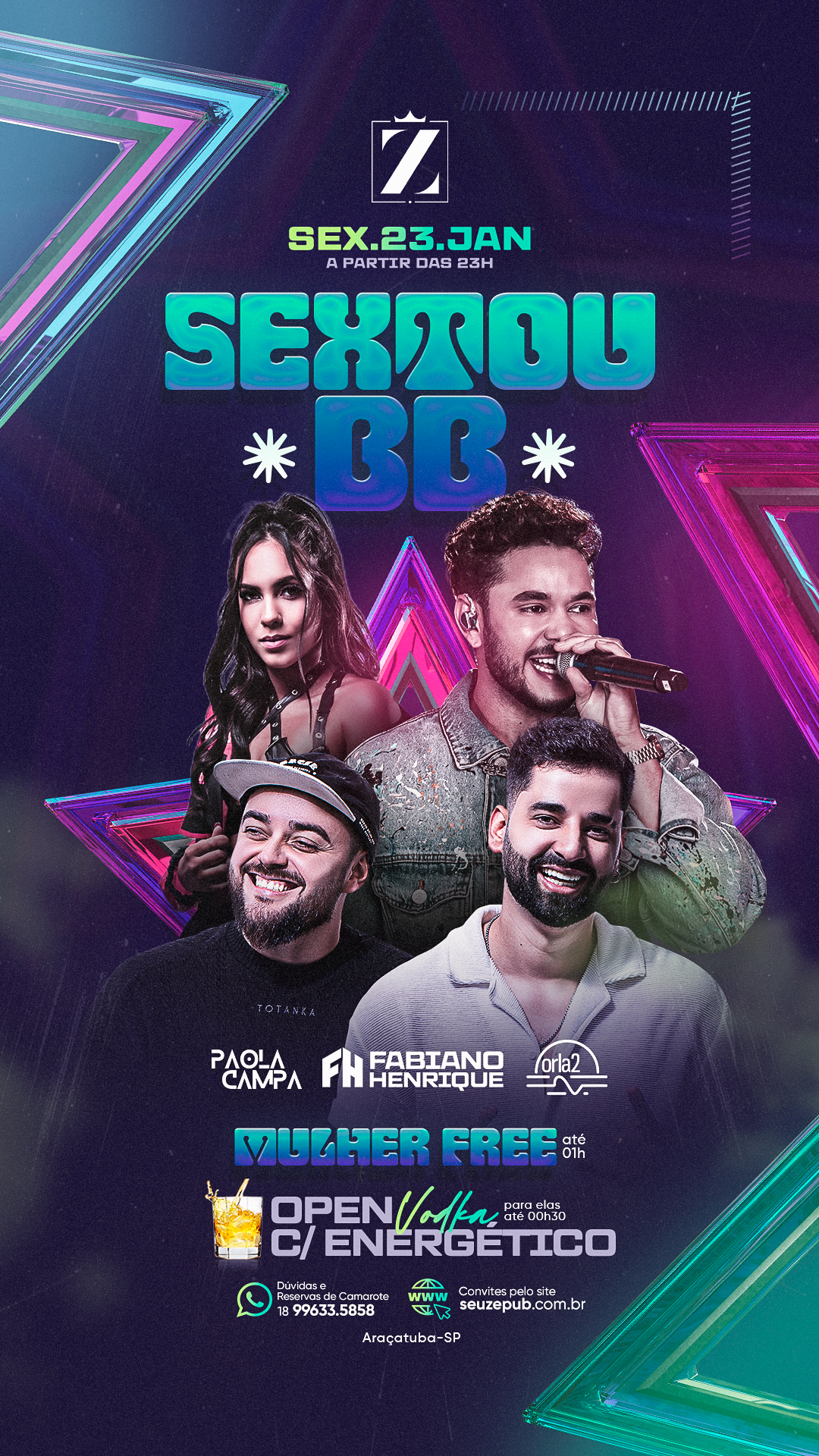 SEXTOU BB - 23/01 SEXTA