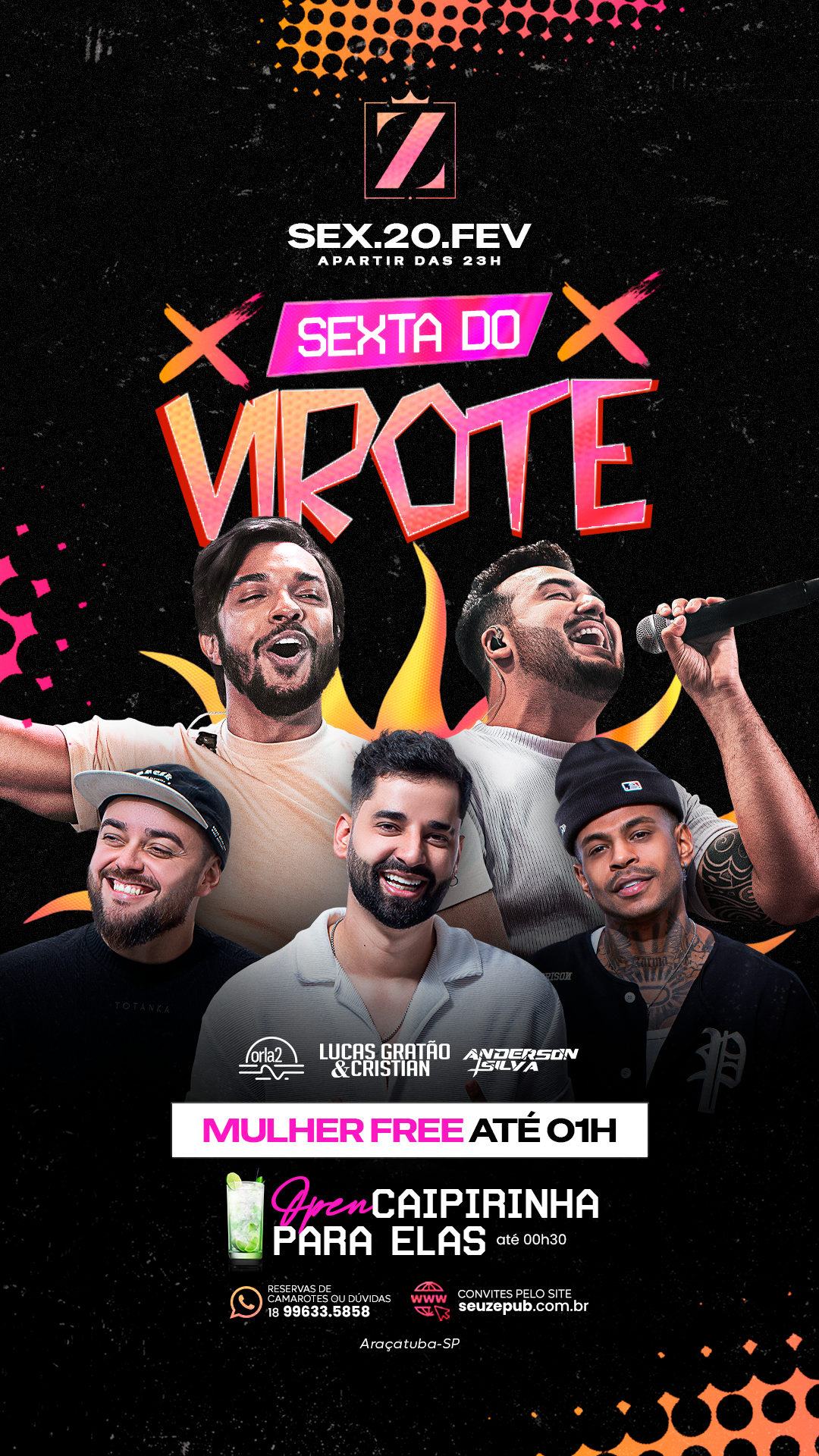 SEXTA DO VIROTE - 20/02 SEXTA-FEIRA 