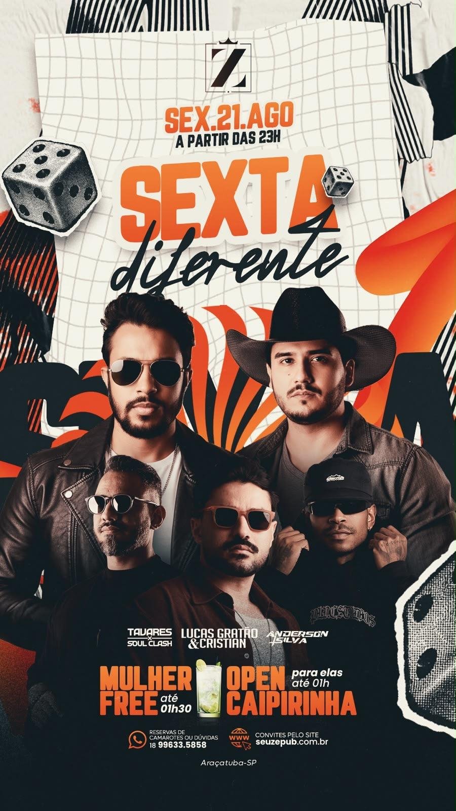 SEXTA DIFERENTE NO SEU ZÉ